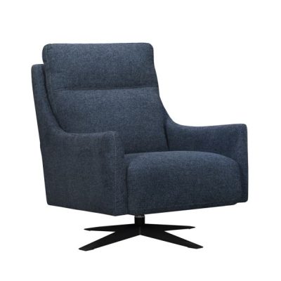 Sheffield Swivel Chair - Believe Blue
