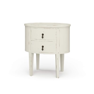 Lou Lou End Table - White