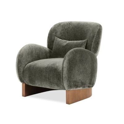 Cuddle Lounge Chair in Deep Green