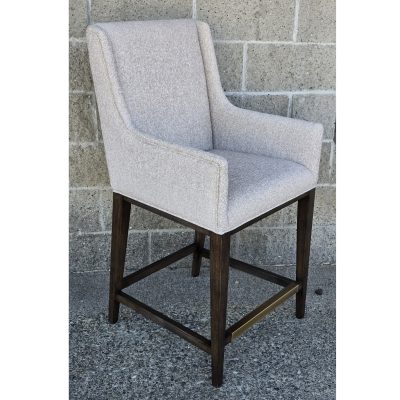 Vance Counter Stool, Truffle, Dark Leg